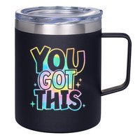 Motivational Testing Day Teacher You Got This Rock The Test (1) 12oz Stainless Steel Coffee Mug