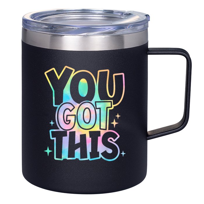 Motivational Testing Day Teacher You Got This Rock The Test (1) 12oz Stainless Steel Coffee Mug