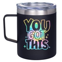 Motivational Testing Day Teacher You Got This Rock The Test (1) 12oz Stainless Steel Coffee Mug