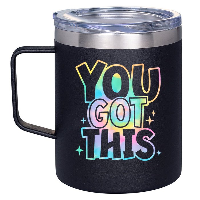 Motivational Testing Day Teacher You Got This Rock The Test (1) 12oz Stainless Steel Coffee Mug