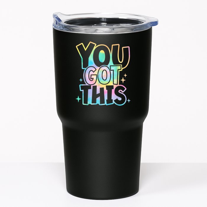 Motivational Testing Day Teacher You Got This Rock The Test (1) Tumbler