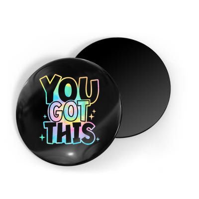 Motivational Testing Day Teacher You Got This Rock The Test (1) Magnet