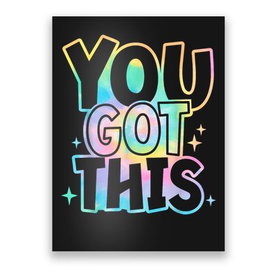 Motivational Testing Day Teacher You Got This Rock The Test (1) Poster