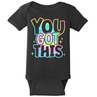 Motivational Testing Day Teacher You Got This Rock The Test (1) Baby Bodysuit