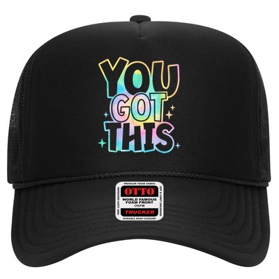 Motivational Testing Day Teacher You Got This Rock The Test (1) Trucker Hat
