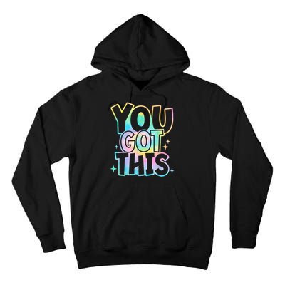 Motivational Testing Day Teacher You Got This Rock The Test (1) Tall Hoodie