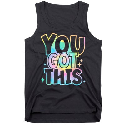 Motivational Testing Day Teacher You Got This Rock The Test (1) Tank Top