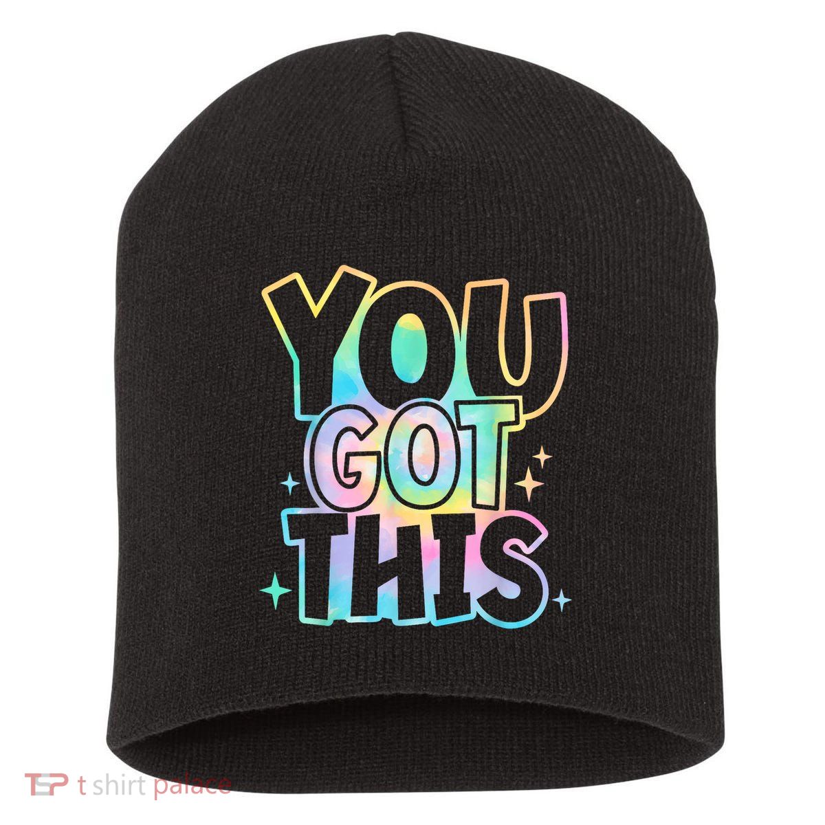 Motivational Testing Day Teacher You Got This Rock The Test (1) Short Acrylic Beanie