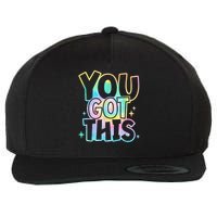 Motivational Testing Day Teacher You Got This Rock The Test (1) Wool Snapback Cap