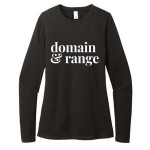 Math Teacher Domain And Range Cute Gift Womens CVC Long Sleeve Shirt