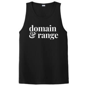 Math Teacher Domain And Range Cute Gift PosiCharge Competitor Tank