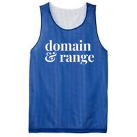 Math Teacher Domain And Range Cute Gift Mesh Reversible Basketball Jersey Tank