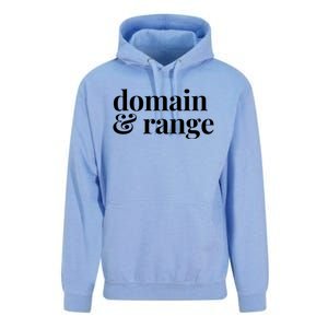 Math Teacher Domain And Range Cute Gift Unisex Surf Hoodie