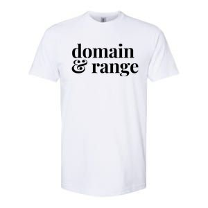 Math Teacher Domain And Range Cute Gift Softstyle CVC T-Shirt