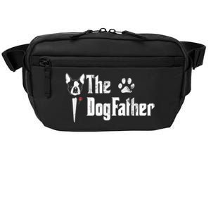 Men The Dogfather Boston Terrier Dog Dad Fathers Day Crossbody Pack