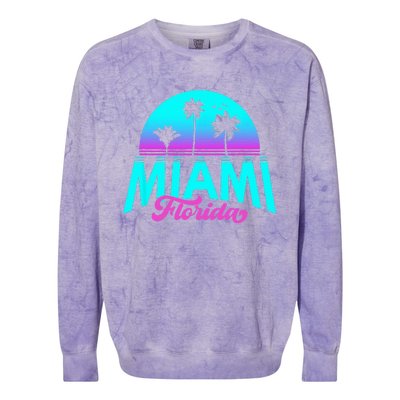 Michigan Throwback Design Classic Colorblast Crewneck Sweatshirt