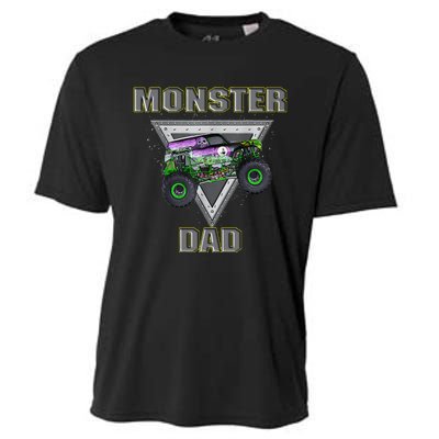 Monster Truck Dad Fathers Day Monster Truck Are My Jam Cooling Performance Crew T-Shirt