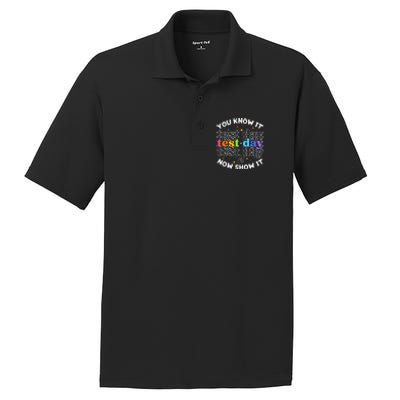 Motivational Test Day Testing Day Teacher PosiCharge RacerMesh Polo