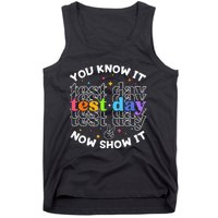 Motivational Test Day Testing Day Teacher Tank Top