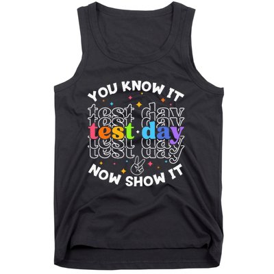 Motivational Test Day Testing Day Teacher Tank Top