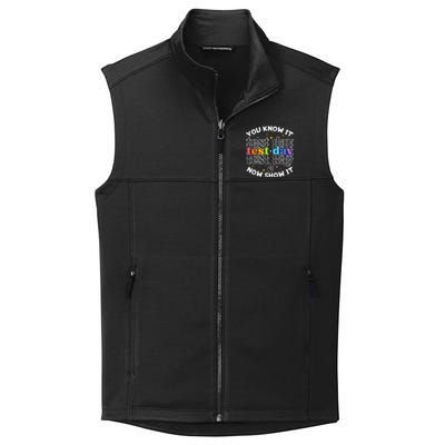 Motivational Test Day Testing Day Teacher Collective Smooth Fleece Vest