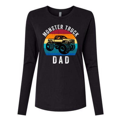 Monster Truck Dad FatherS Day Dads Love Monster Trucks Too Womens Cotton Relaxed Long Sleeve T-Shirt