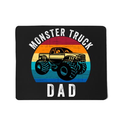 Monster Truck Dad FatherS Day Dads Love Monster Trucks Too Mousepad