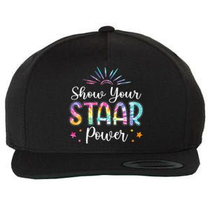 Motivational Testing Day Teacher Show Your STAAR Power Wool Snapback Cap