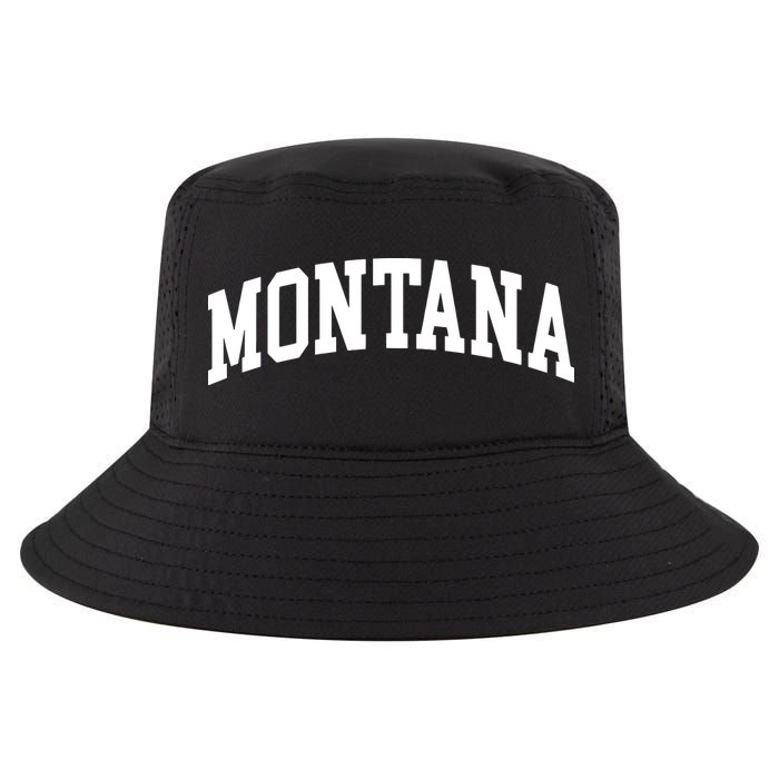 Montana Throwback Design Classic Cool Comfort Performance Bucket Hat