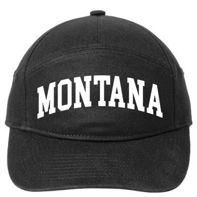 Montana Throwback Design Classic 7-Panel Snapback Hat
