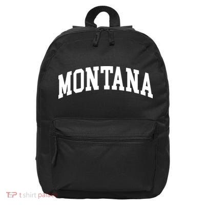 Montana Throwback Design Classic 16 in Basic Backpack