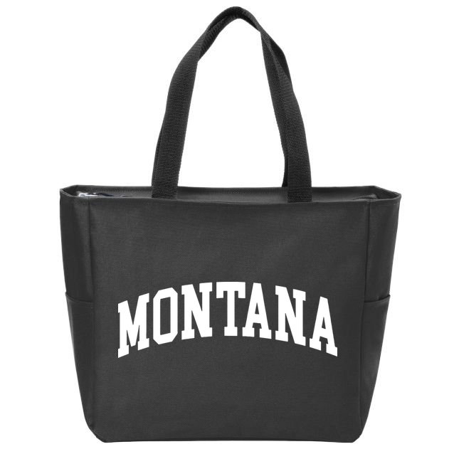 Montana Throwback Design Classic Zip Tote Bag