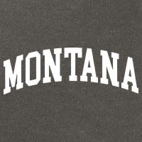 Montana Throwback Design Classic Cotton Canvas Backpack