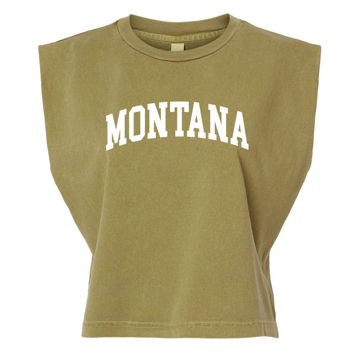 Montana Throwback Design Classic Garment-Dyed Women's Muscle Tee