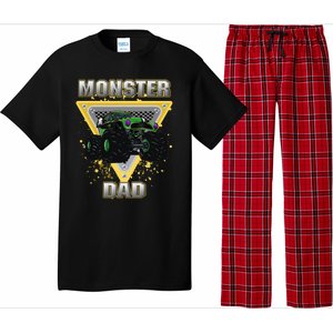 Monster Truck Dad Pajama Set