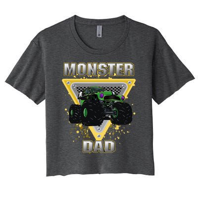 Monster Truck Dad Women's Crop Top Tee