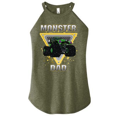 Monster Truck Dad Women’s Perfect Tri Rocker Tank