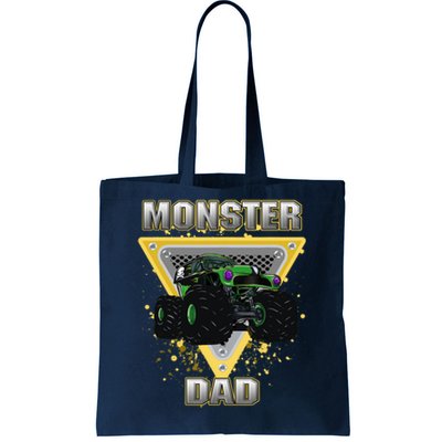 Monster Truck Dad Tote Bag