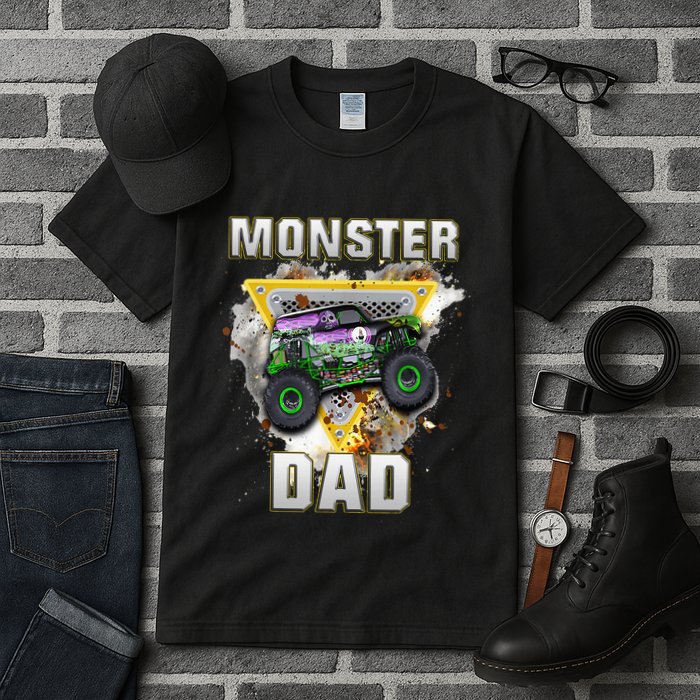 Monster Truck Dad Monster Truck Are My Jam Truck Lovers Tall T-Shirt