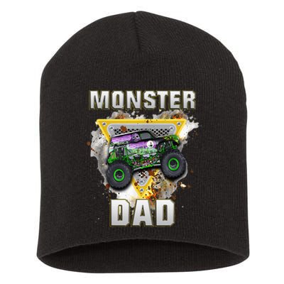 Monster Truck Dad Monster Truck Are My Jam Truck Lovers Short Acrylic Beanie