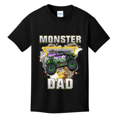 Monster Truck Dad Monster Truck Are My Jam Truck Lovers Kids T-Shirt