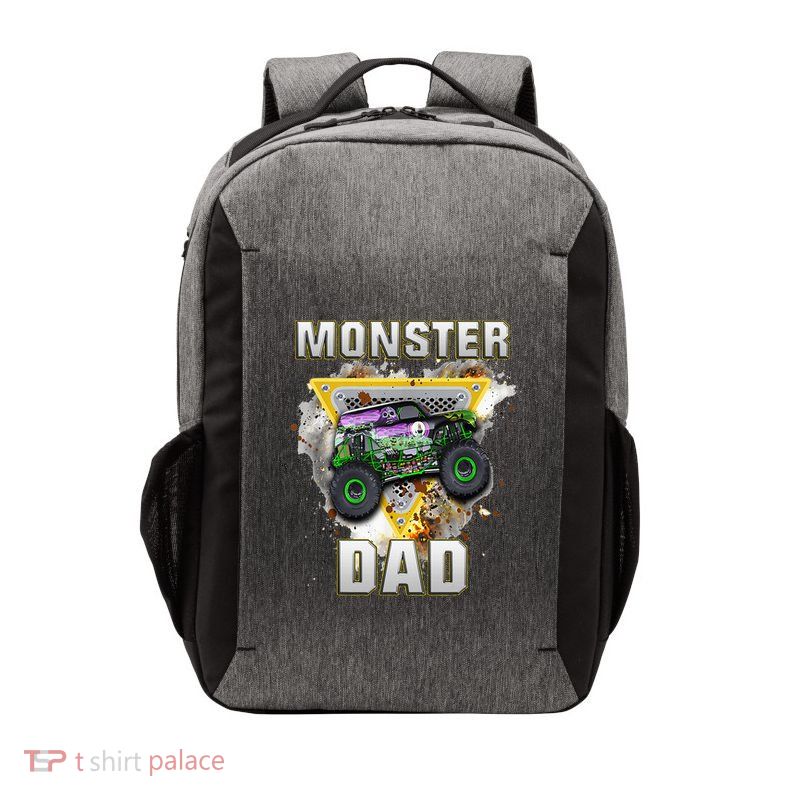 Monster Truck Dad Monster Truck Are My Jam Truck Lovers Vector Backpack