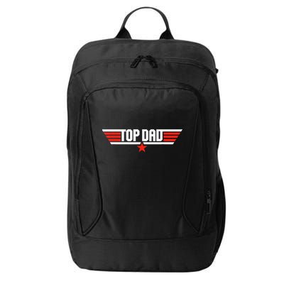 Mens Top Dad Funny Cool 80s 1980s Father Father's Day City Backpack