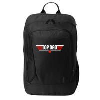 Mens Top Dad Funny Cool 80s 1980s Father Father's Day City Backpack