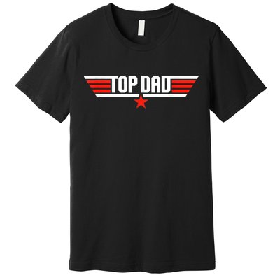 Mens Top Dad Funny Cool 80s 1980s Father Father's Day Premium T-Shirt