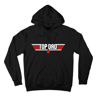 Mens Top Dad Funny Cool 80s 1980s Father Father's Day Tall Hoodie