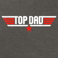 Mens Top Dad Funny Cool 80s 1980s Father Father's Day Cotton Canvas Backpack