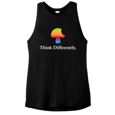 Mushroom Think Different Ladies PosiCharge Tri-Blend Wicking Tank