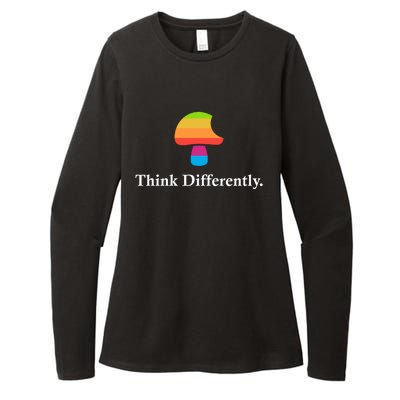 Mushroom Think Different Womens CVC Long Sleeve Shirt