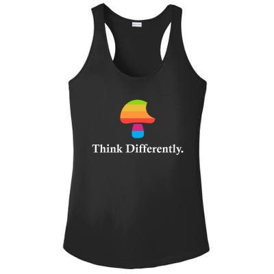 Mushroom Think Different Ladies PosiCharge Competitor Racerback Tank